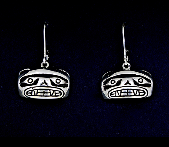 "Bear Face" Earrings - Jeff Mckenzie